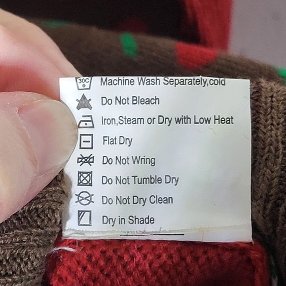 NWT Blueberry Pet Fair Isle Holiday Christmas Sweater Size XXL Ugly Party - Picture 7 of 9